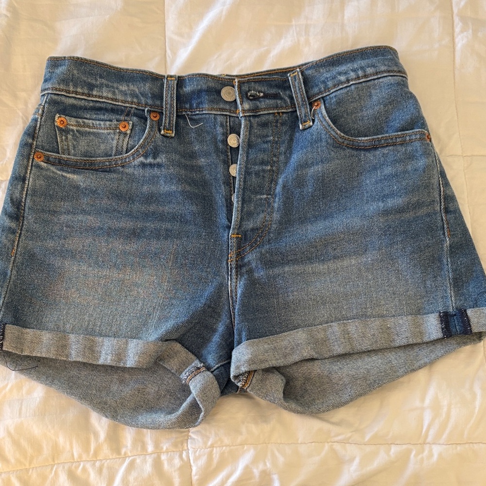 Levi's Women's Light Blue Jean Shorts